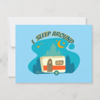 I Sleep Around Camper Van Camping Explorer Nature