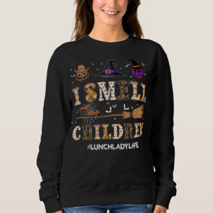I Smell Children Funny Lunch Lady Halloween Shirt