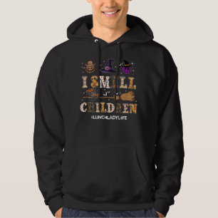 I Smell Children Funny Lunch Lady Halloween Shirt