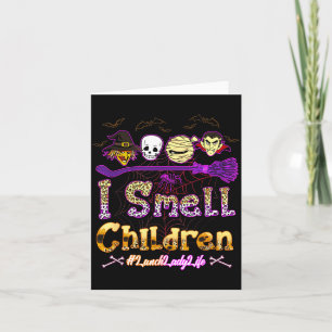I Smell Children Lunch Lady Life Halloween Lunch L Card