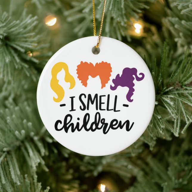 I Smell Children Sanderson Sisters  Ceramic Tree Decoration (Tree)
