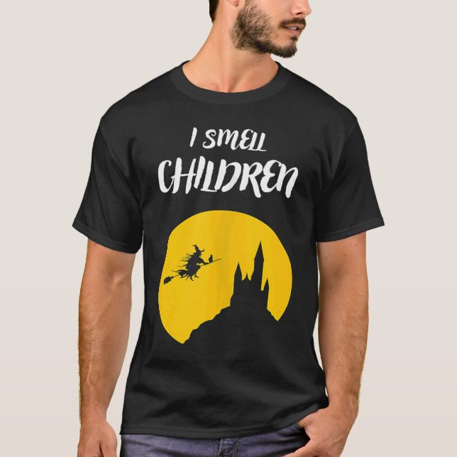 I smell Children's Witch Wizard Saying Tank Top (Front)