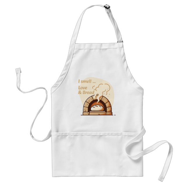 I smell Love & Bread Standard Apron (Front)