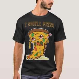 I Smell Pizza Funny Halloween Kawaii Zombie Food M T-Shirt