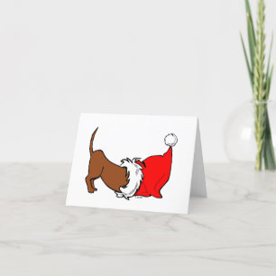 I Smell Santa! Doggy Christmas Card