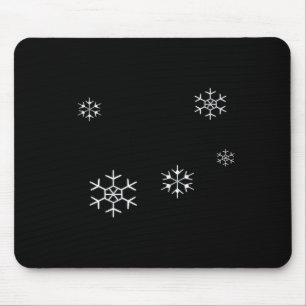 I Smell Snow Funny Holiday Under 20 Snowflakes Mouse Mat