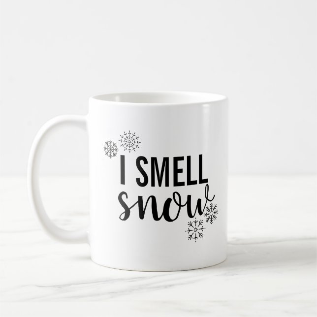 I Smell Snow Mug (Left)