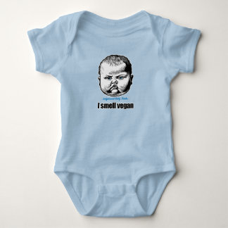 I smell Vegan - dry humour Baby Bodysuit