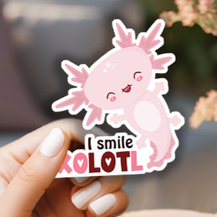 I Smile A Lot Kawaii Axolotl