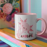 I Smile A Lot Personalised Kawaii Axolotl Mug<br><div class="desc">I Smile A Lot Personalised Kawaii Axolotl Mug - The Mexican walking fish better known as the Axolotl is here to rock your world. These exotic sea creatures are taking the world by storm and it's easy to see why. Crack up everyone in the office or the next work meeting...</div>