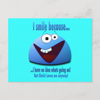 I smile because...V2 Postcard