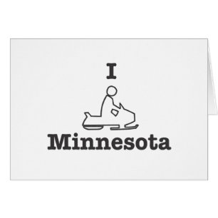 I Snowmobile Minnesota