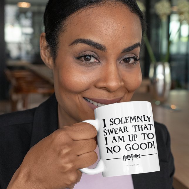 I SOLEMNLY SWEAR THAT I AM UP TO NO GOOD™ COFFEE MUG (Creator Uploaded)