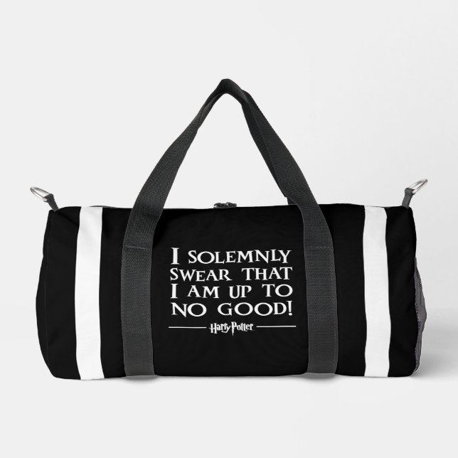 I SOLEMNLY SWEAR THAT I AM UP TO NO GOOD™ DUFFLE BAG (Front)