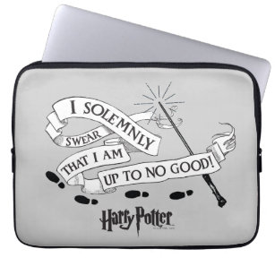 I Solemnly Swear That I Am Up To No Good Laptop Sleeve