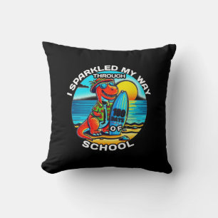 I Sparkled My Way Through 100 Days 100th Day  Cushion