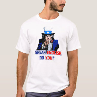 I Speak English Basic T Shirt