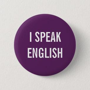 I SPEAK ENGLISH BUTTON
