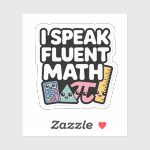 I Speak Fluent Math Funny Kawaii Teacher