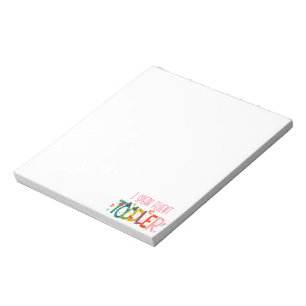 I Speak Fluent Toddler - Mum, Daycare Teacher Gift Notepad