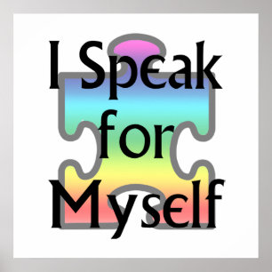 I Speak for Myself Poster