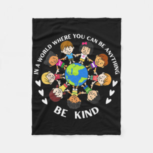 I Speak For The Trees Funny Earth Day Anniversary  Fleece Blanket