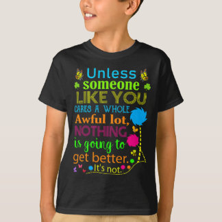 I Speak For Trees Earth Day Save Earth Inspiration T-Shirt