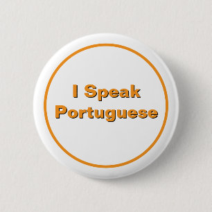 I Speak Portuguese Button