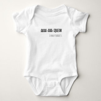 I speak Pterodactyl Funny Bodysuit T-Shirt