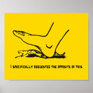 I specifically requested the opposite of this Meme Poster