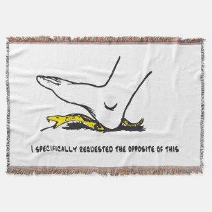 I specifically requested the opposite of this Meme Throw Blanket