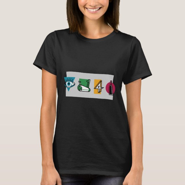 I Spin For Wine T-Shirt (Front)