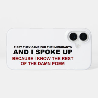 I Spoke Up iPhone 16 Case