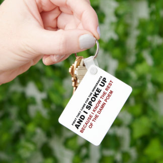 I SPOKE UP  KEY RING