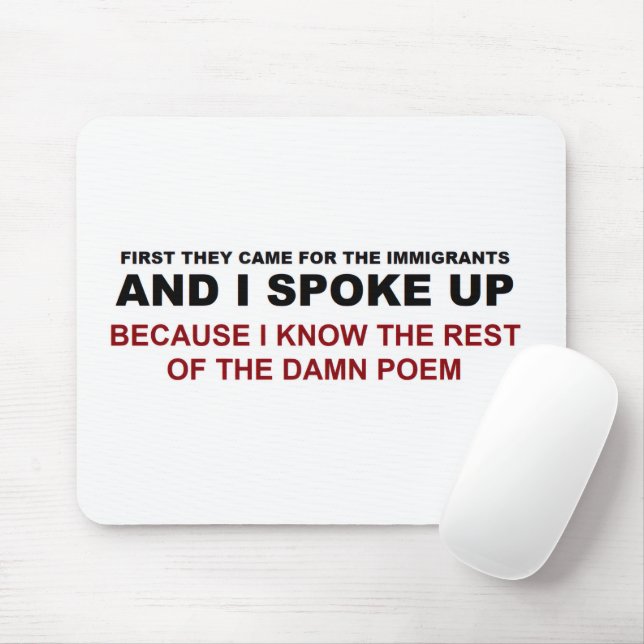 I Spoke Up Mouse Mat (With Mouse)