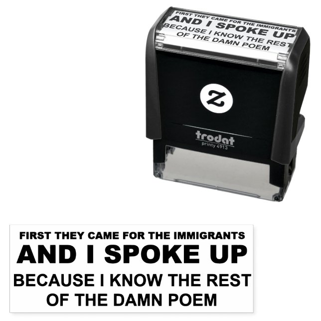 I Spoke Up Self-inking Stamp (In Situ)