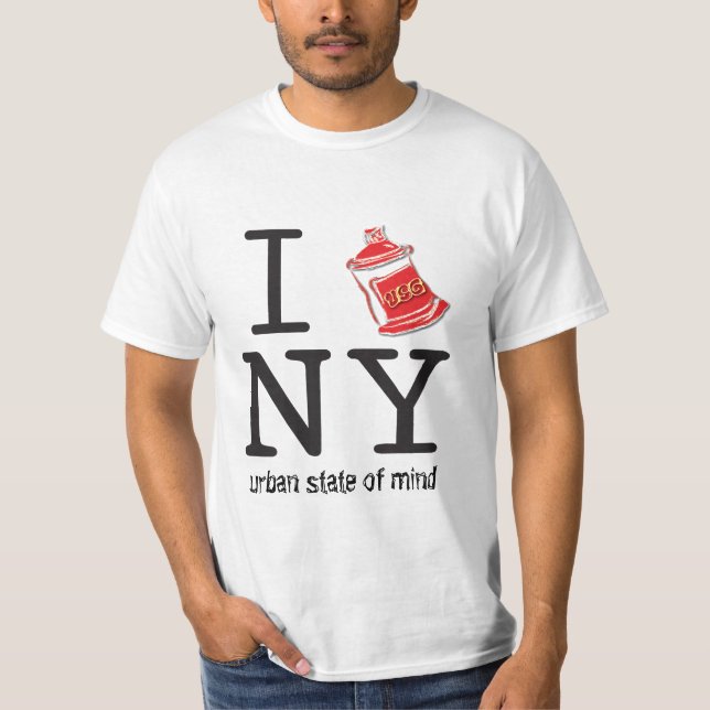 I Spray NY Graffiti T Shirt (Front)
