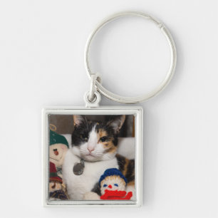 I Spy A Calico Key Ring