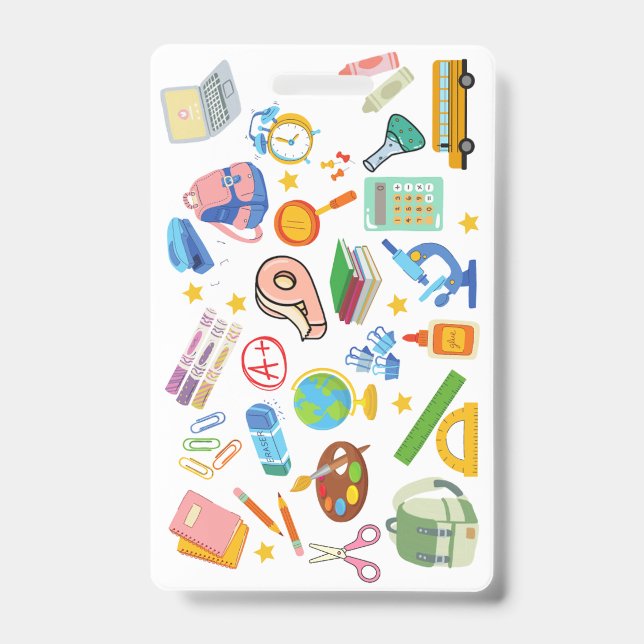 I-SPY Badge Accessory (School & Sports) ID Badge (Front)