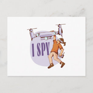 I Spy For Drone Pilots and Drone Kids Postcard
