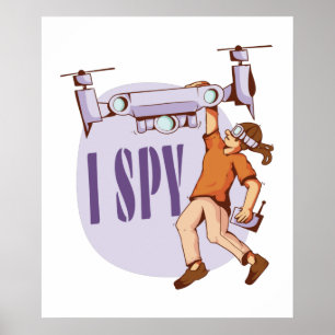 I Spy For Drone Pilots and Drone Kids Poster