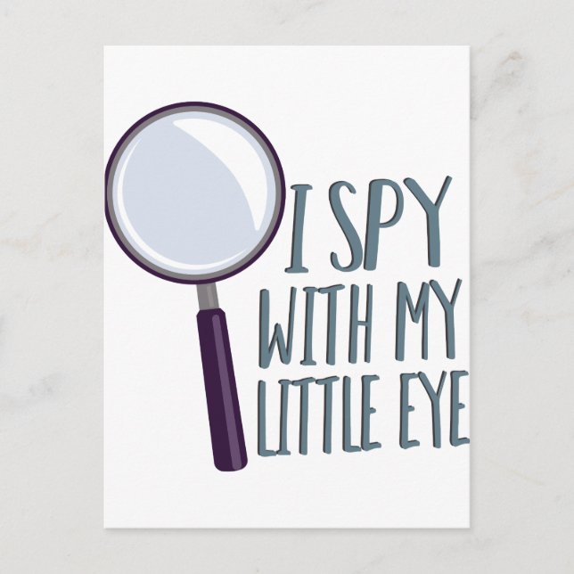 I Spy Postcard (Front)