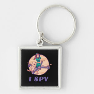 I Spy Spy Drone For Girls Key Ring