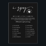I Spy wedding Game for Reception Photo Hunt Game Programme<br><div class="desc">Modern Minimalist i Spy Wedding Hashtag Game I Spy Wedding Game Template,  Hashtag Game,  Wedding Scavenger Game, Wedding Photo Hunt Game,  Reception</div>