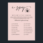 I Spy wedding Game for Reception Photo Hunt Game Programme<br><div class="desc">Modern Minimalist i Spy Wedding Hashtag Game I Spy Wedding Game Template,  Hashtag Game,  Wedding Scavenger Game, Wedding Photo Hunt Game,  Reception</div>