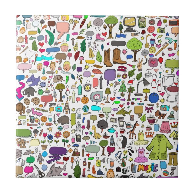 I spy with my little eye tile (Front)