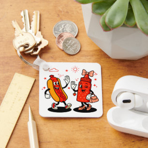 I Squirt On Juicy Wieners Adult Humour Funny Key Ring