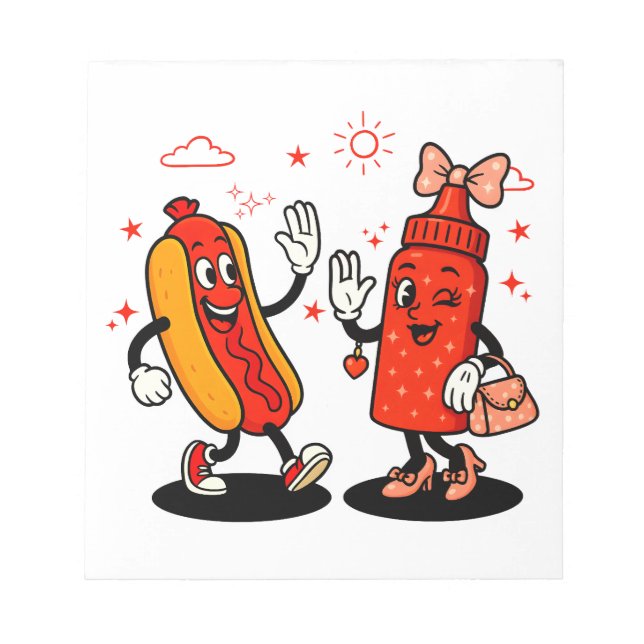 I Squirt On Juicy Wieners Adult Humour Funny Notepad (Front)