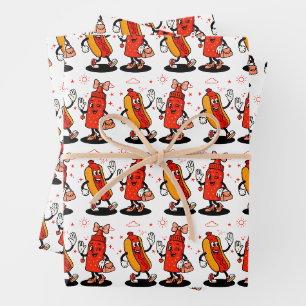I Squirt On Juicy Wieners Adult Humour Funny Wrapping Paper Sheet
