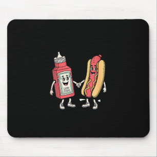 I Squirt On Juicy Wieners Hot Dog Funny Joke Retro Mouse Mat